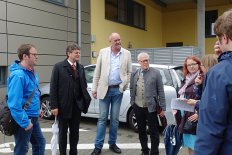 Presserundgang zur Wissenschaftsachse